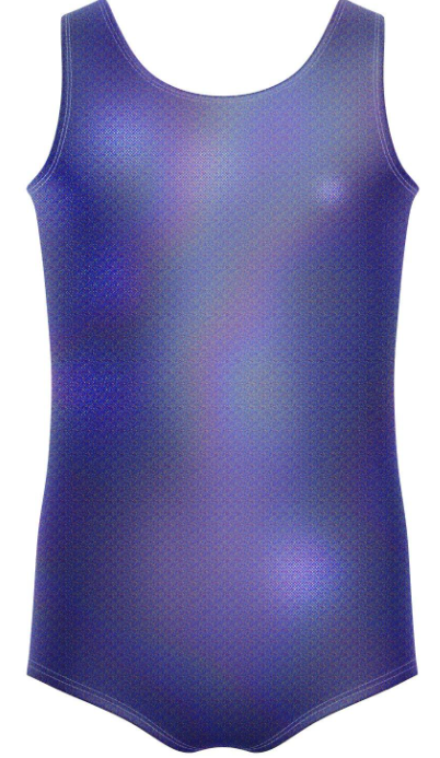 Solid Hologram Tank Leotard-Purple Solid Hologram Tank Leotard-Purple