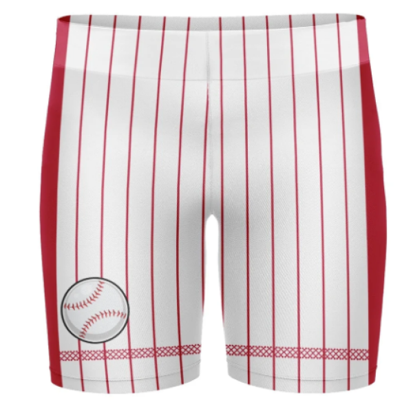 Little All Star Shorts-White/Red
