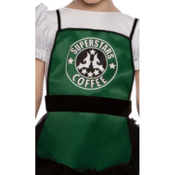 Coffee Break Girls Apron-jewel green