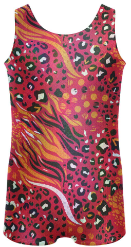 Jungle Tank Biketard-red Jungle Tank Biketard-red