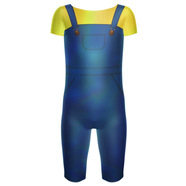 Underlings Hologram Boys Cap Sleeve Biketard - dark blue