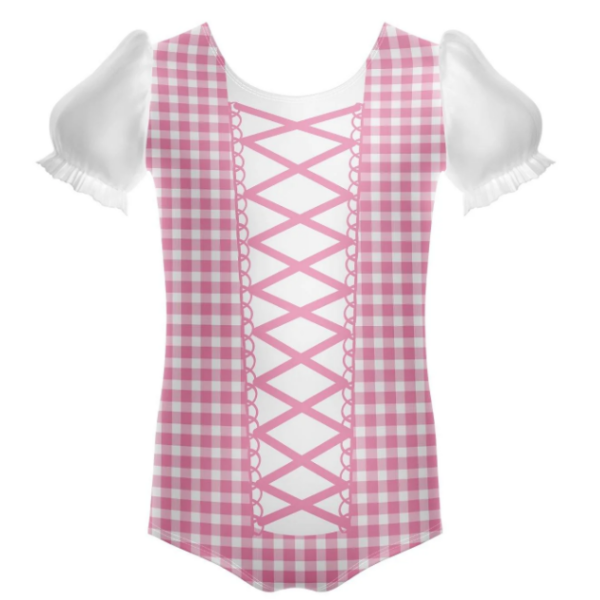 Lil Bo Peep Puff Sleeve Leotard - pink