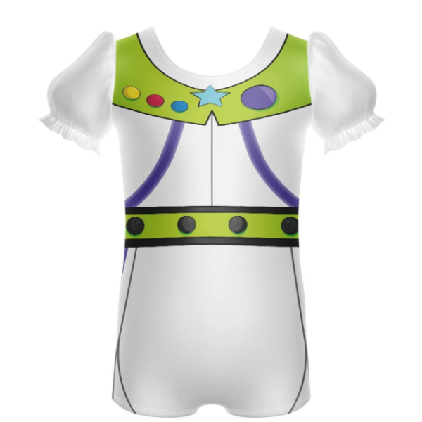 Toys Robot Puff Sleeve Biketard