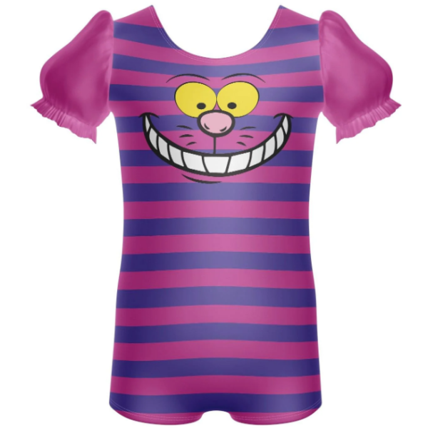Cheshire Puff Sleeve Biketard