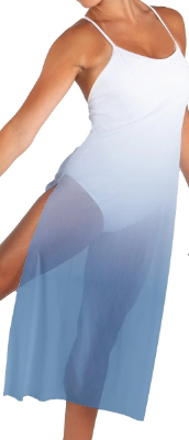 Poetic Long Chiffon Panel Dress-glacierlake Poetic Long Chiffon Panel Dress-glacierlake