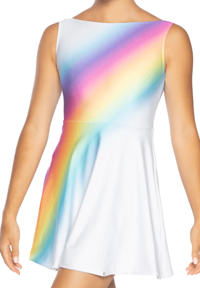 Rainbow Connection Convertible Tank Dress – white Rainbow Connection Convertible Tank Dress – white