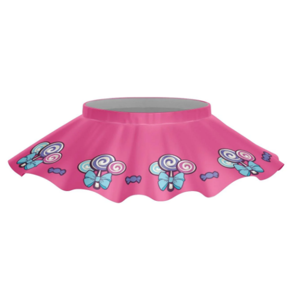 Lollipop Lollipop Top Skirt - fuscia