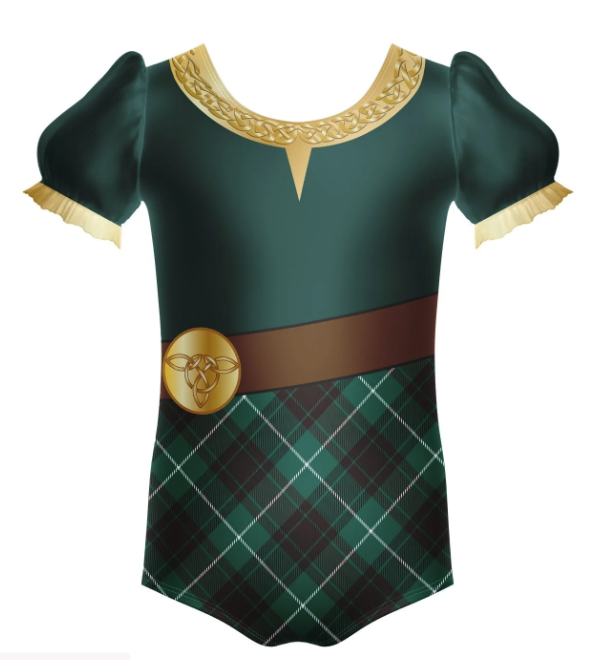 Highland Princess Puff Sleeve Leotard Highland Princess Puff Sleeve Leotard