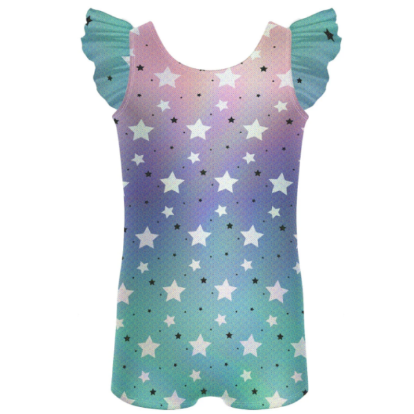 Little Witch Tank Biketard with Gather Sleeves