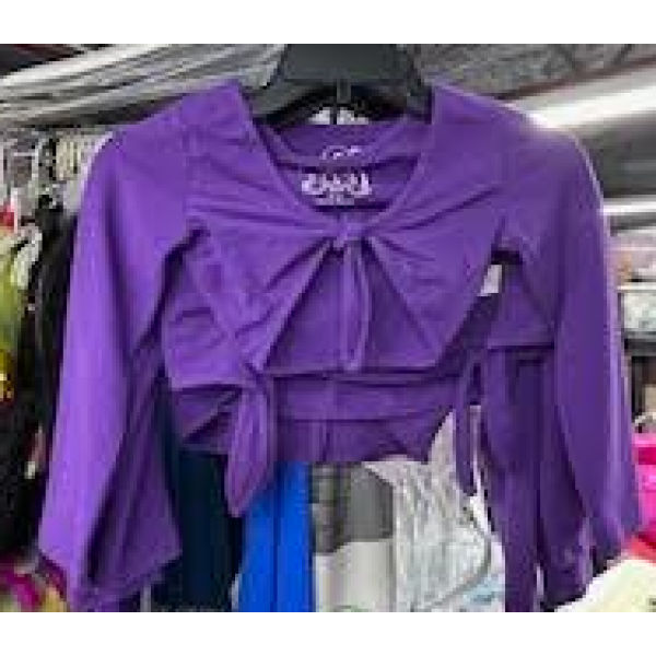 Knotted long sleeve shirt