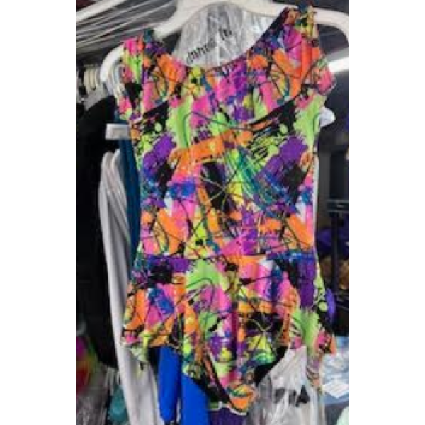 multi colour leotard