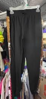 George black and gold pant George black and gold pant