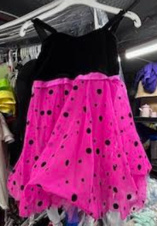 pink and black poka dot dress pink and black poka dot dress