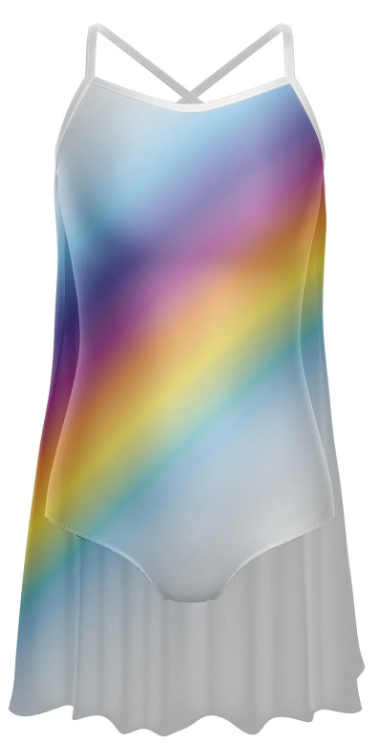 Rainbow Connection Chiffon Short Dress Rainbow Connection Chiffon Short Dress