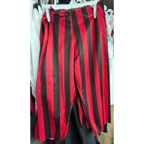 Red and black pirate pants
