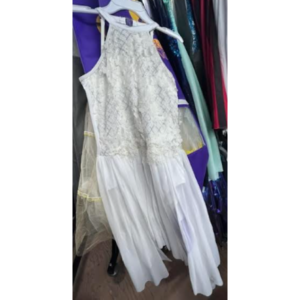 Layla's white dress
