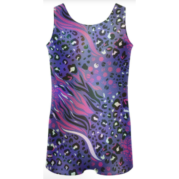 Jungle Tank Biketard purple
