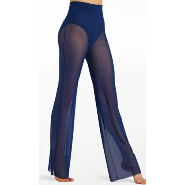Weissman – Mesh Straight Leg Pants – Navy