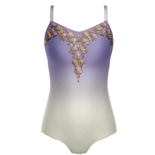 Exquisite Strapless Leotard-lilac