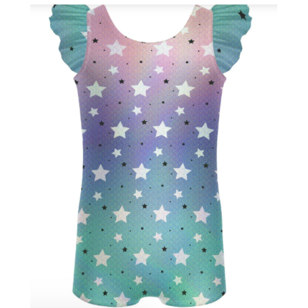 Little Witch Tank Biketard with Gather Sleeves